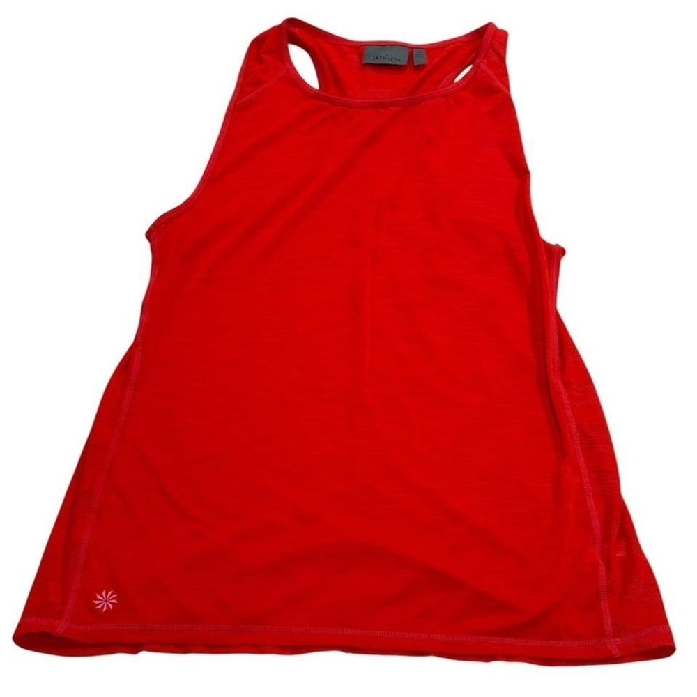 Athleta Women's Bright Orange Pink Tamm Top Size XS Athletic Run Yoga